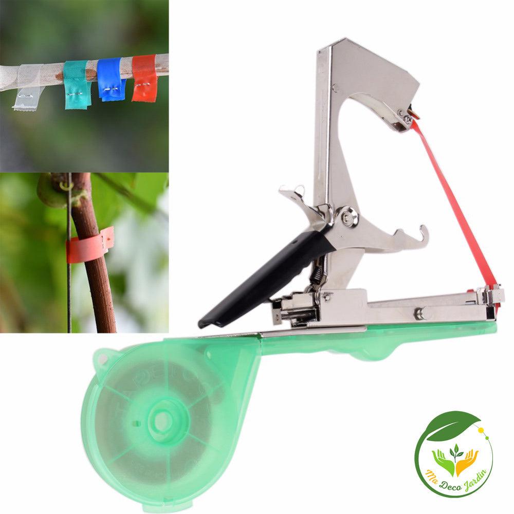 Machine à attacher les plantes en métal robuste, idéale comme outil jardinage attache plantes pour soutenir vos cultures