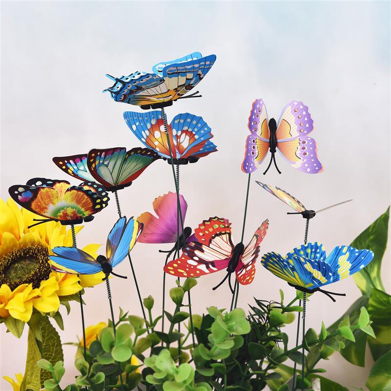 Bouquet-de-Papillons-Multicolore-jardin-colore