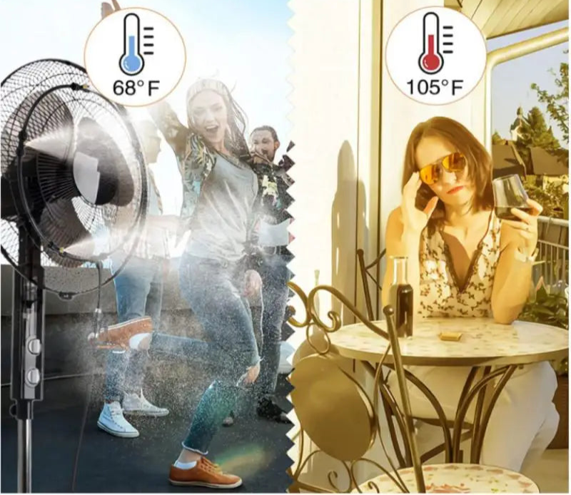 Brumisateur pour ventilateur terrasse