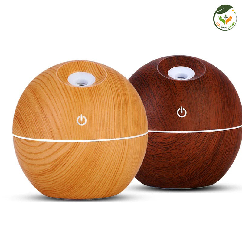 Diffuseur d'huiles essentielles BOUL en bois moderne - Premium purificateur d'air from Ma deco Jardin - Just $39.01! Shop now at Madeco Jardin