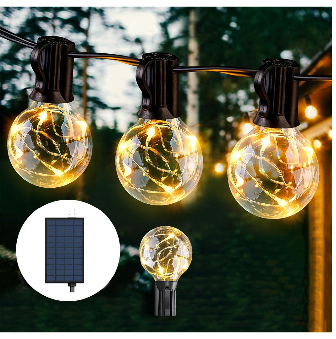 Guirlande Guinguette Solaire avec Chargement USB Ecologique