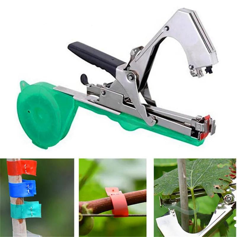 Outil Drtools pour attacher la tomate jardin, en métal et plastique, idéal pour fixer les plants de tomates.