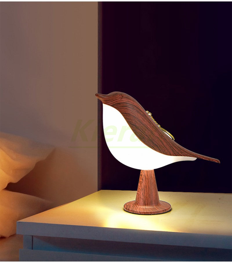 Lampe LED Tactile Moderne en Forme d'Oiseau