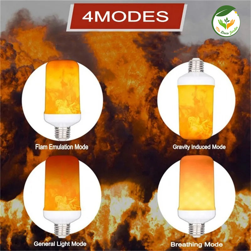 Ampoule LED à flamme modes - Ma-déco-Jardin