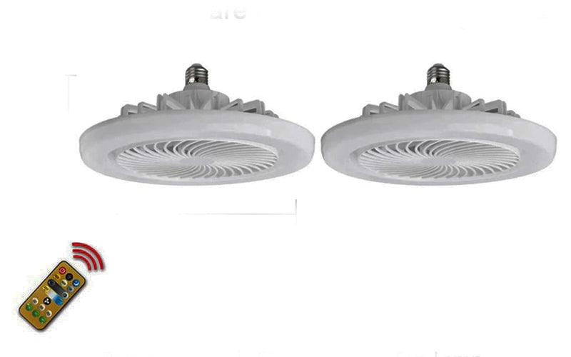 Plafonnier LED Moderne avec Ventilateur Silencieux