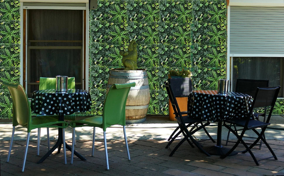 Plante artificielle murale verte; paysage, maison, jardin, fausses plantes, panneaux muraux en plastique pour pelouse, décoration de clôture de jardin - Premium Outils jardin from Jardin - Just $15.44! Shop now at Madeco Jardin