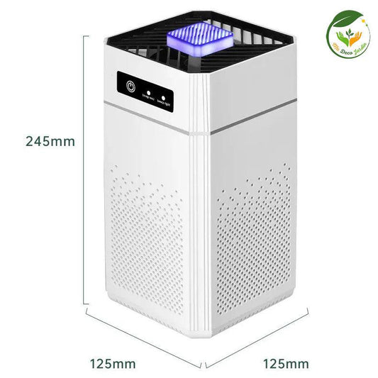 Purificateur d'air intelligent SMARTAIR™ compact de couleur blanche, idéal pour améliorer la qualité de l'air intérieur