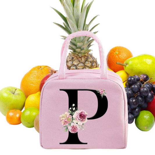 Sac Isotherme Rose avec Design Floral Elegant