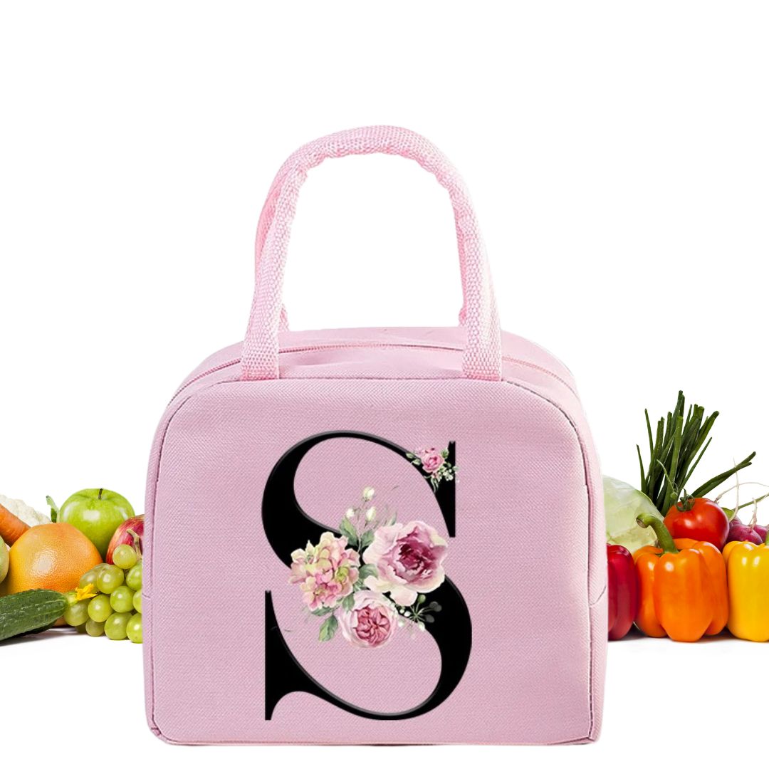 Sac Isotherme Rose avec Design Floral Elegant