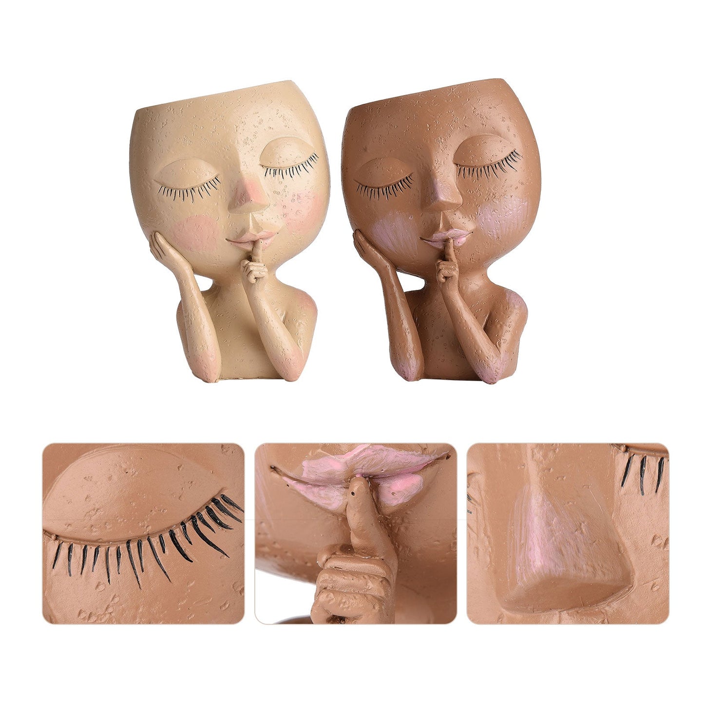 Pot de fleurs en visage de femme - Premium Pot de fleurs from Ma deco Jardin - Just $39.95! Shop now at Ma deco Jardin