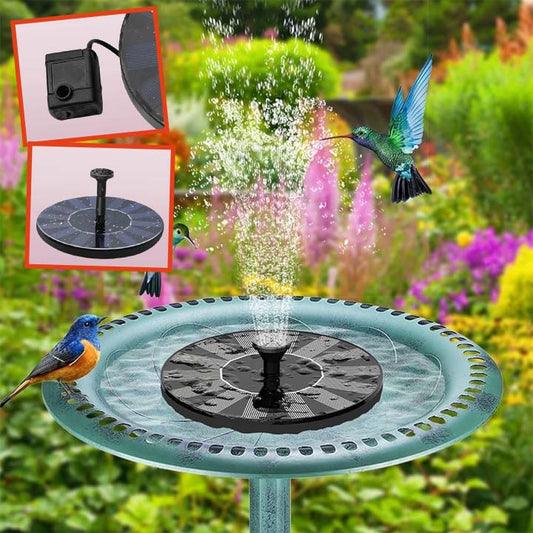 Fontaine Solaire Flottante LED pour Jardin