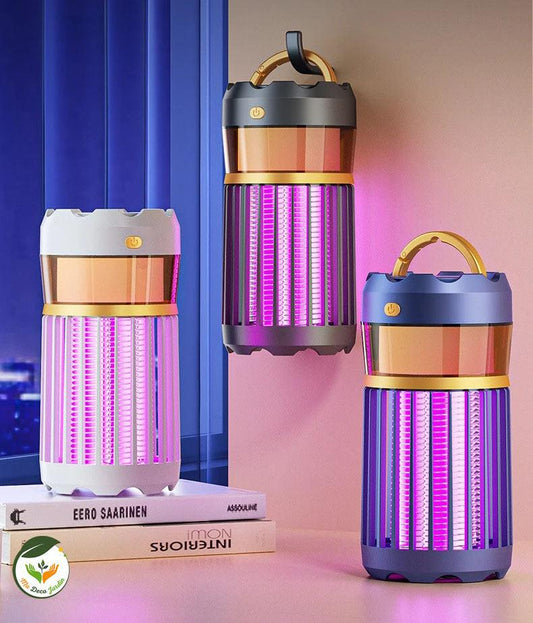 Lampe anti moustique efficace avec design moderne, disponible en plusieurs couleurs, parfaite pour éliminer les moustiques dans votre jardin.