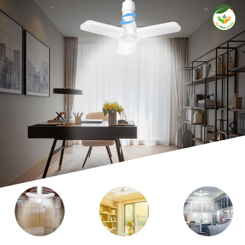 Plafonnier LED pliable avec eclairage multicolore moderne - Premium Plafonnier led from Madeco Jardin - Just $23.67! Shop now at Madeco Jardin