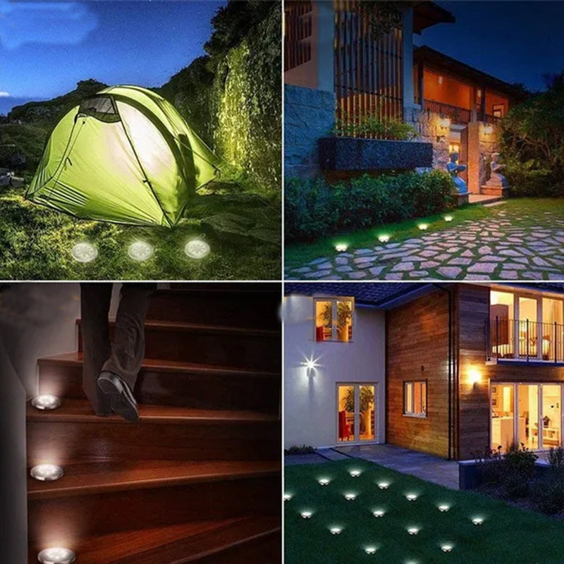 Lampes Solaires Jardin Design en Acier Inoxydable - Premium luminaire from luminaire - Just $22.95! Shop now at Madeco Jardin