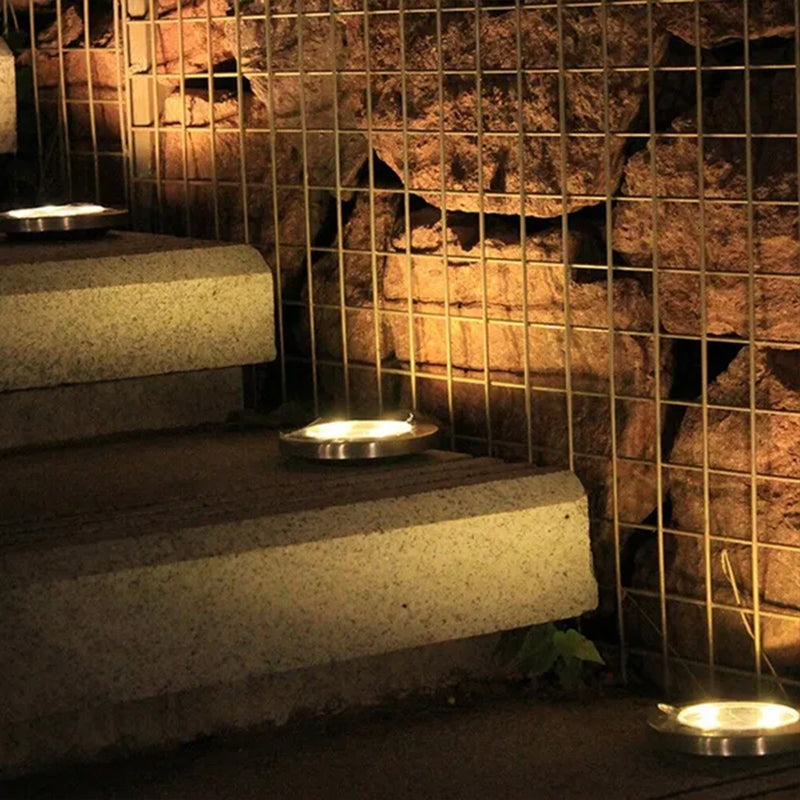 Lampes Solaires Jardin Design en Acier Inoxydable - Premium luminaire from luminaire - Just $22.95! Shop now at Madeco Jardin