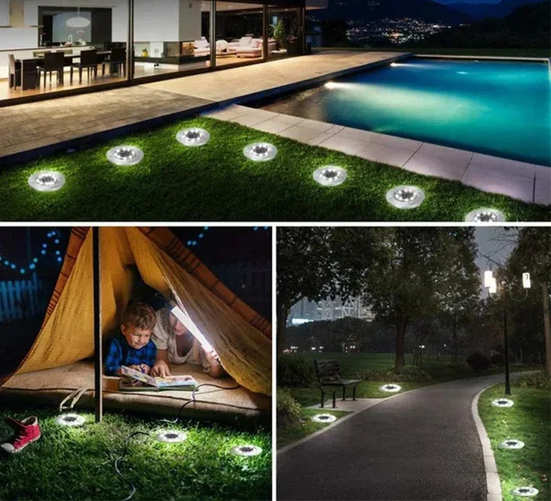 Lampes Solaires Jardin Design en Acier Inoxydable - Premium luminaire from luminaire - Just $22.95! Shop now at Madeco Jardin