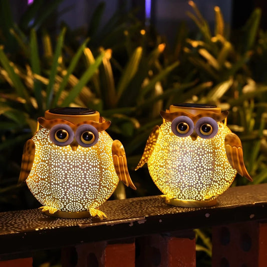 Lampe solaire | en forme de hibou pour jardin decoratif - Premium luminaire from Madeco Jardin - Just $29.91! Shop now at Madeco Jardin