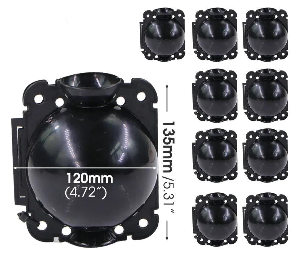 Kit de marcottage pour plantes comprenant 9 boules d'enracinement noires de 12 cm pour faciliter la propagation des plantes