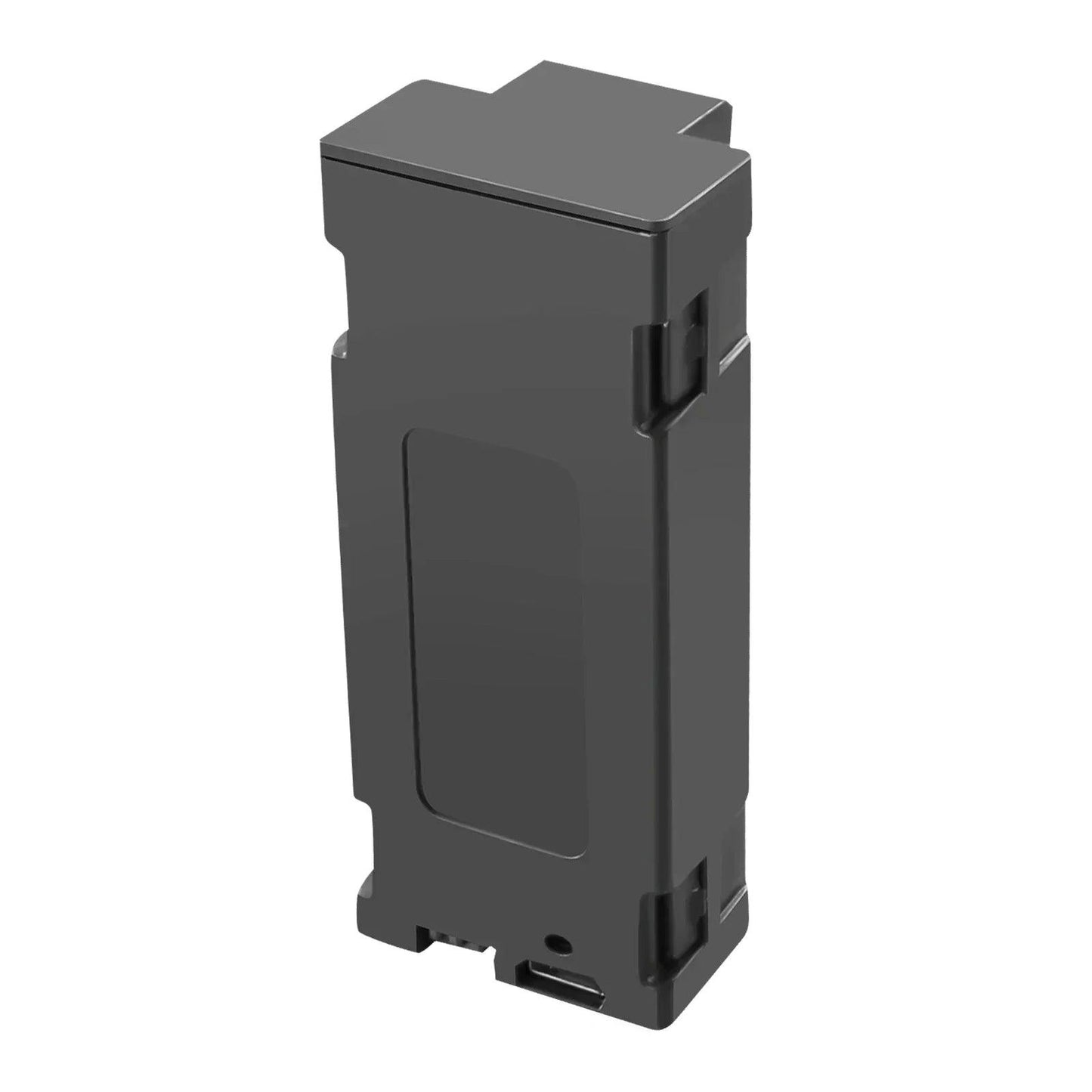 Batterie noire pour drone enfant Droncam, conçue pour assurer une performance optimale et une utilisation prolongée.