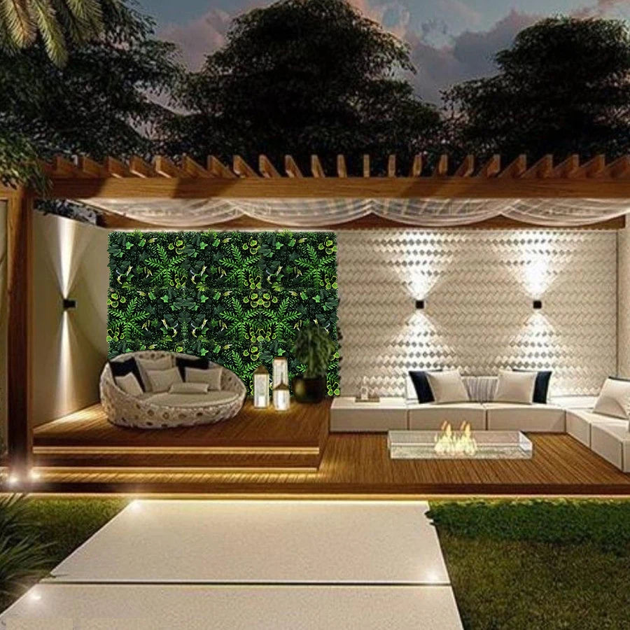 Plante artificielle murale verte 60x40cm, paysage, maison, jardin