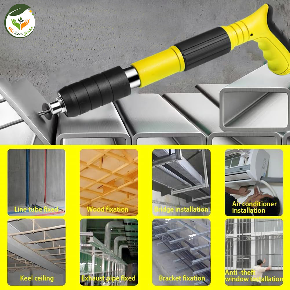 Cloueuse Professionnelle pour Jardin Clou-Beton avec Accessoires