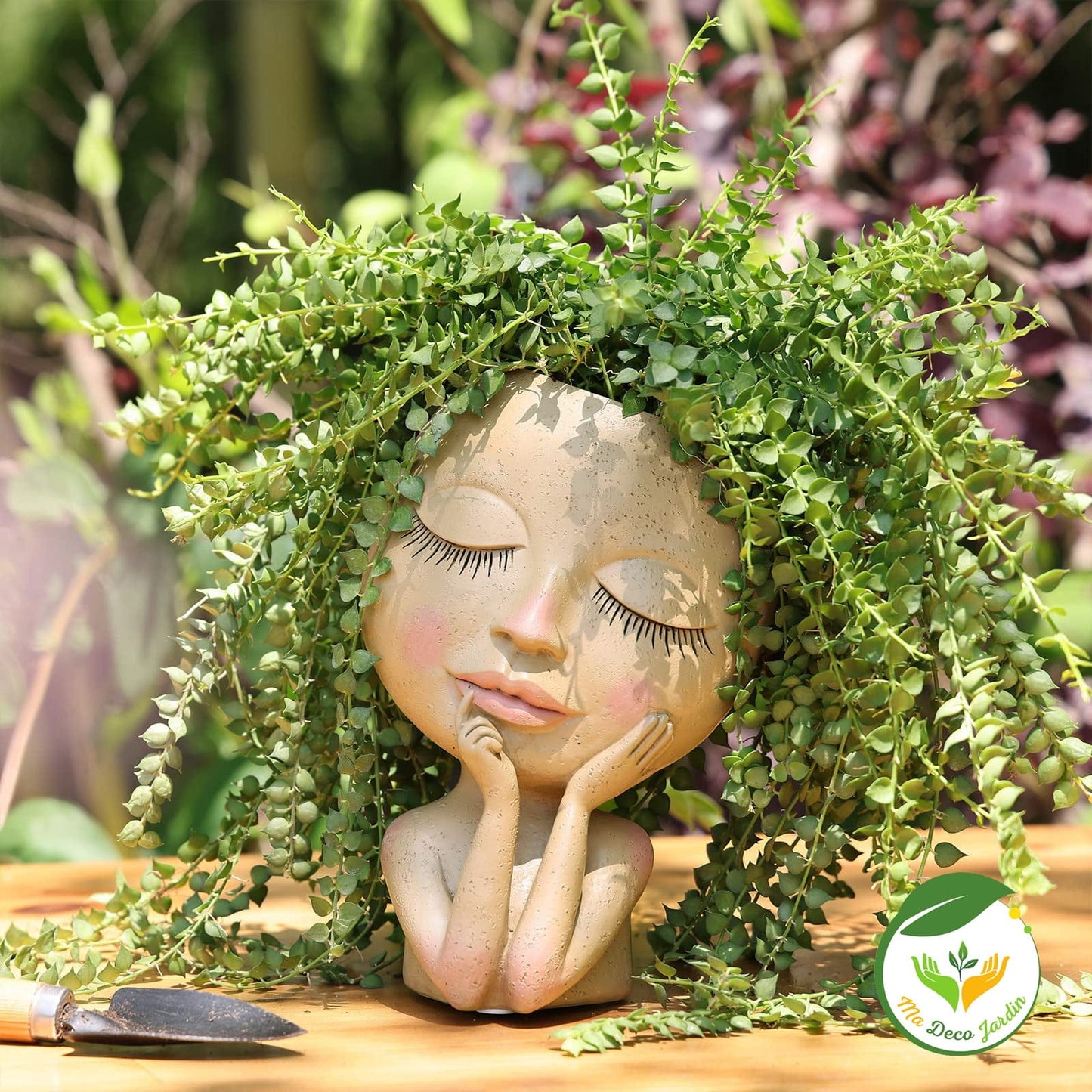 Pot de fleurs visage de femme - Premium Pot de fleurs from Ma deco Jardin - Just $39.95! Shop now at Ma deco Jardin