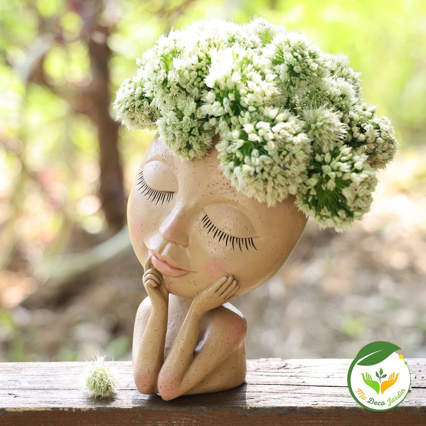 Pot de fleurs visage de femme - Premium Pot de fleurs from Ma deco Jardin - Just $39.95! Shop now at Ma deco Jardin