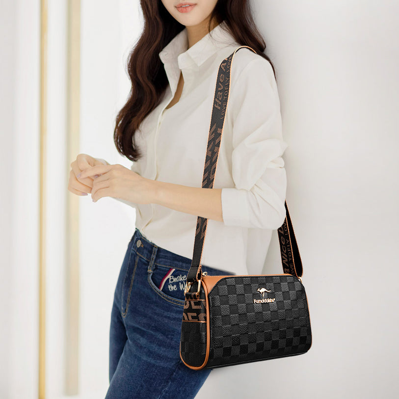 Sac bandouliere cuir femme elegant et pratique en cuir souple.