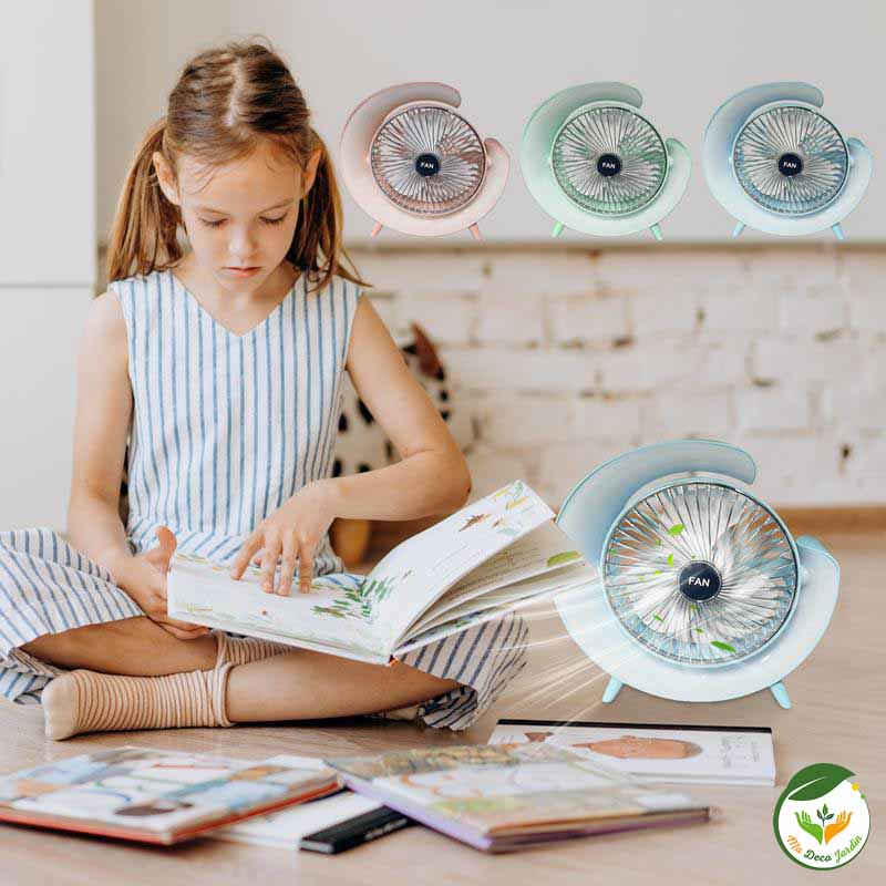 Ventilateur Portable FUN-Portable pour un Confort Optimal - Premium Ventilateur from Ma deco Jardin - Just $29.46! Shop now at Madeco Jardin