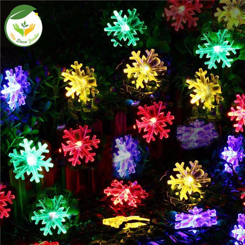Guirlande Lumineuse Jardin en LED avec Etoiles Eclatantes