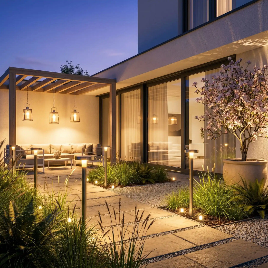 créer une ambiance lumineuse chaleureuse dans son jardin ou sa terrasse