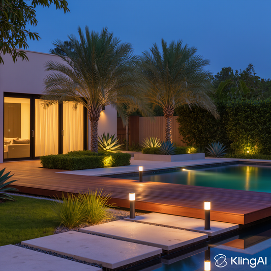 Votre terrasse, jardin et allées seront lumineuses, sécurisées et esthétiques, tout en respectant l'environnement et votre budget.