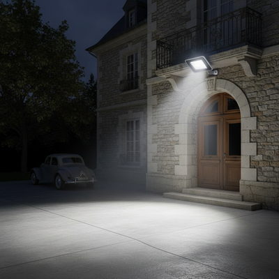 Projecteur LED solaire anti-intrusion sécurité – MaDecoJardin