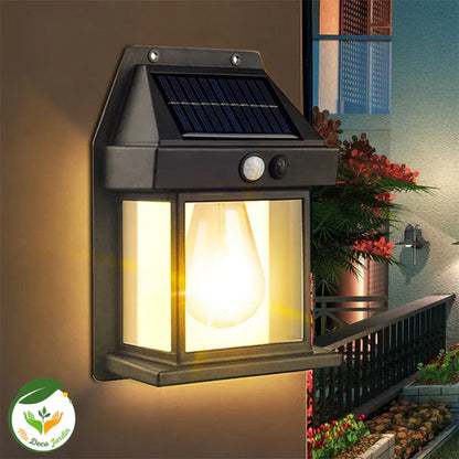 Applique Murale Solaire Elegante en Tungstene avec Capteur - Premium applique murale from luminaire - Just $25! Shop now at Madeco Jardin
