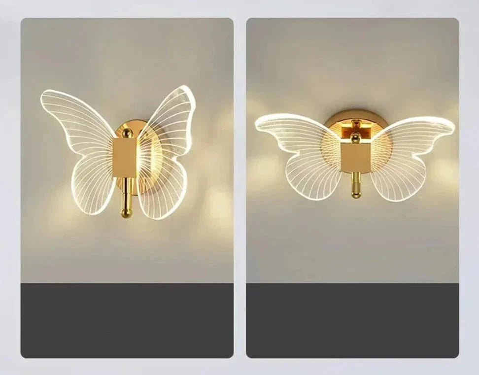 Applique-murale-chambre-papillon-led-mur