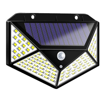Applique murale LED solaire avec panneaux solaires et capteur de mouvement pour un éclairage extérieur efficace et écologique