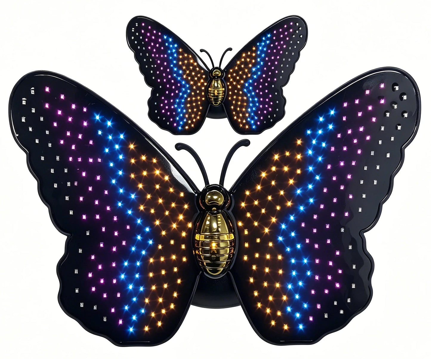 Applique Murale Solaire Lumineux Papillon 2