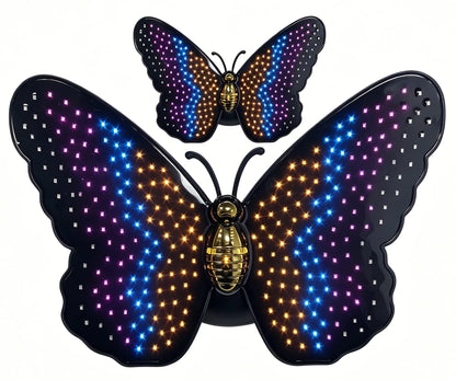 Applique Murale Solaire Lumineux Papillon 2