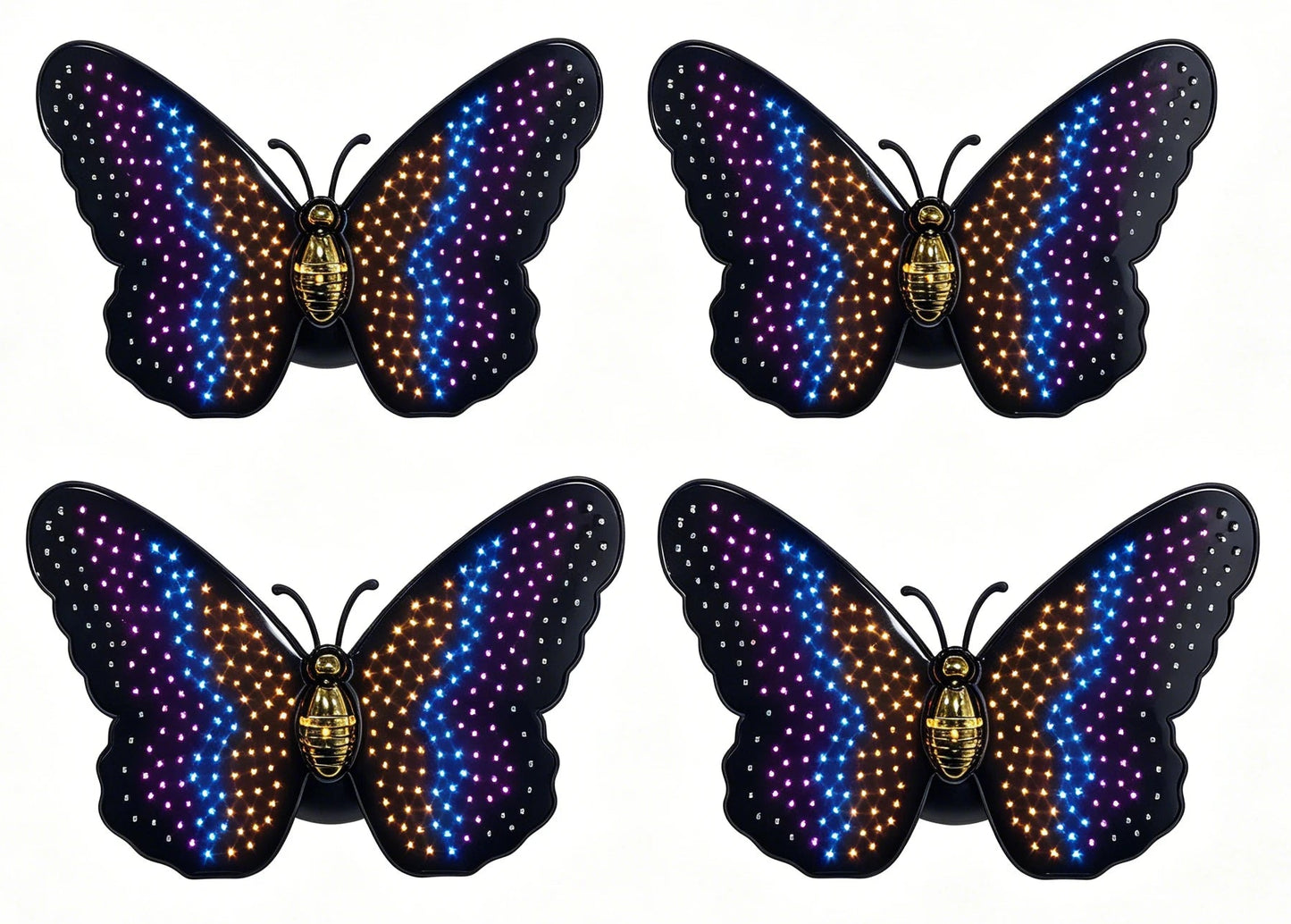 Applique Murale Solaire Lumineux Papillon 4