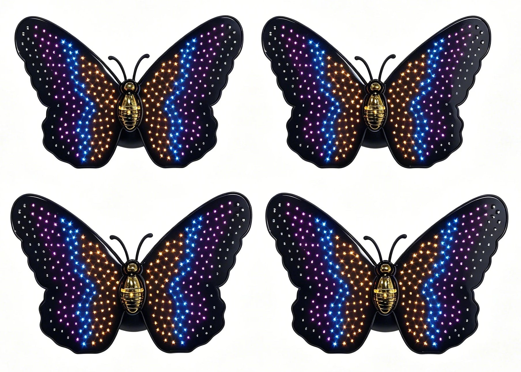 Applique Murale Solaire Lumineux Papillon 4