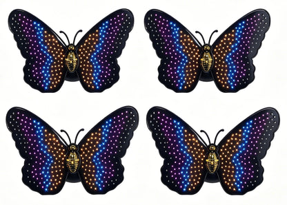 Applique Murale Solaire Lumineux Papillon 4