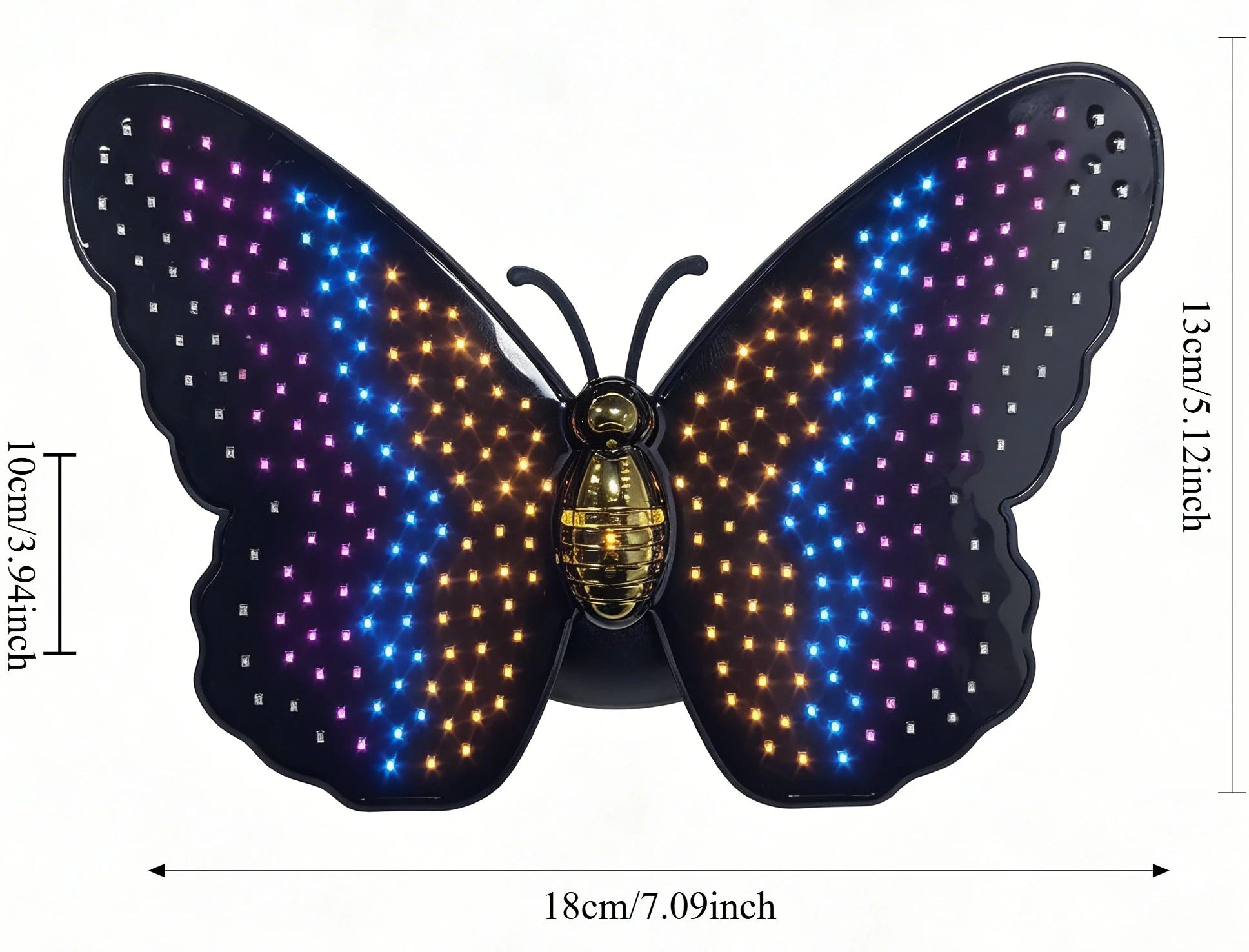 Applique Murale Solaire Lumineux Papillon Dim