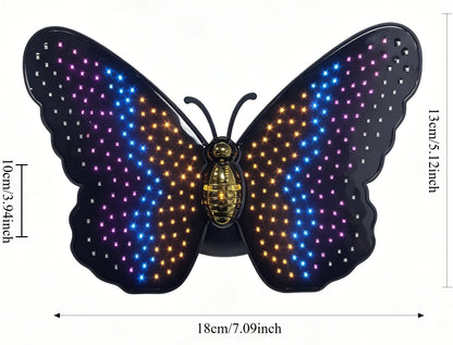 Applique Murale Solaire Lumineux Papillon Dim