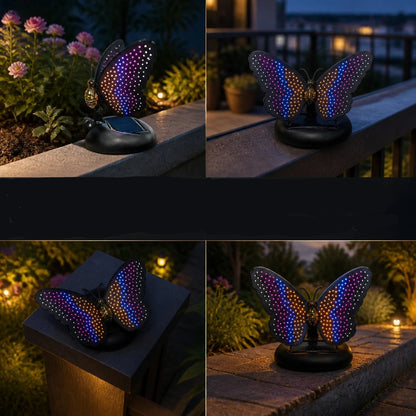 Applique Murale Solaire Lumineux Papillons