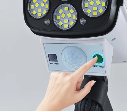 Applique_Solaire_LED_Securite_Camera_Factice_lampe_Detecteur_de_Mouvement_IP65