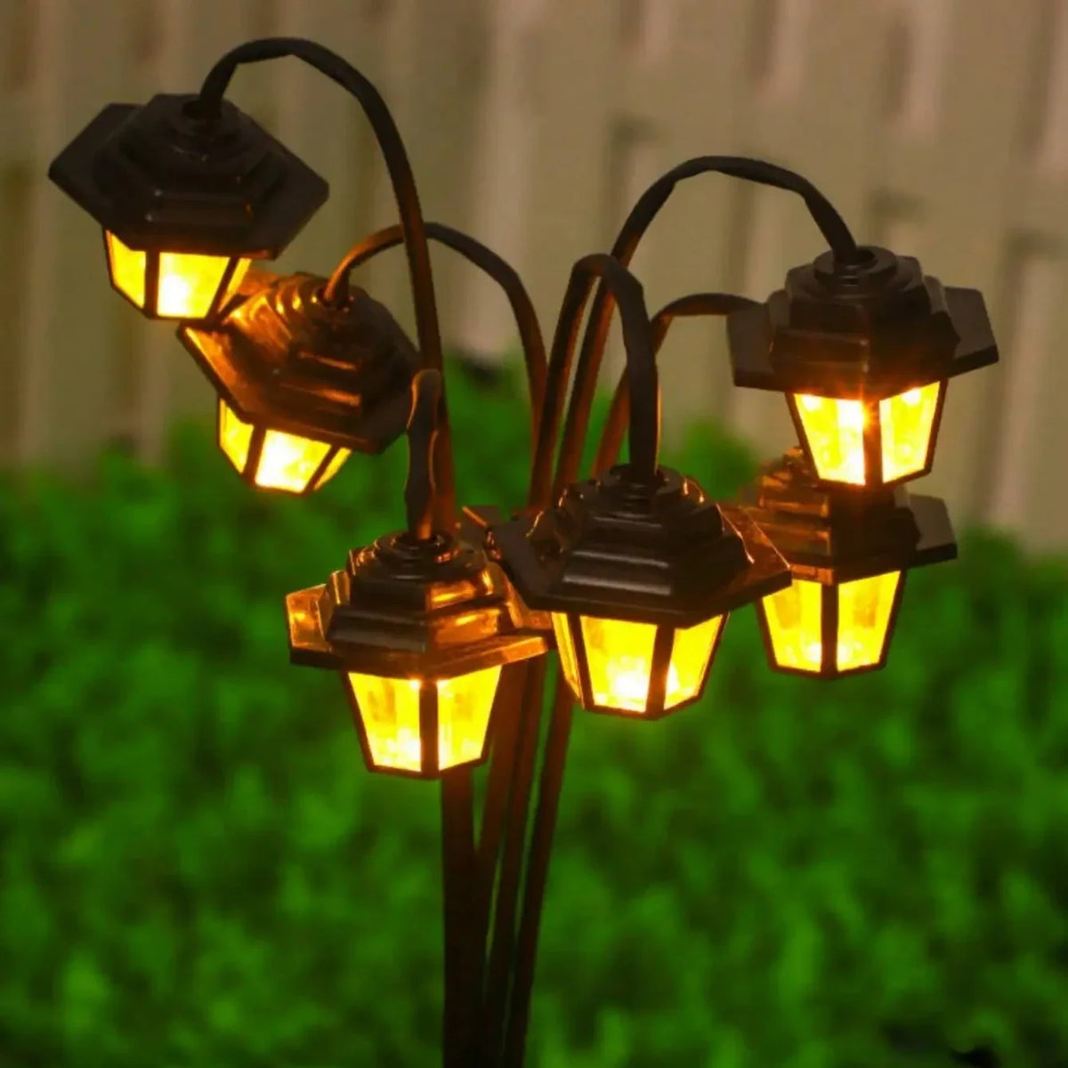 Borne Solaire Hexagonale LED