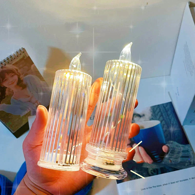 Bougie LED a Piles - Lampe d'Ambiance Elegante et Design 