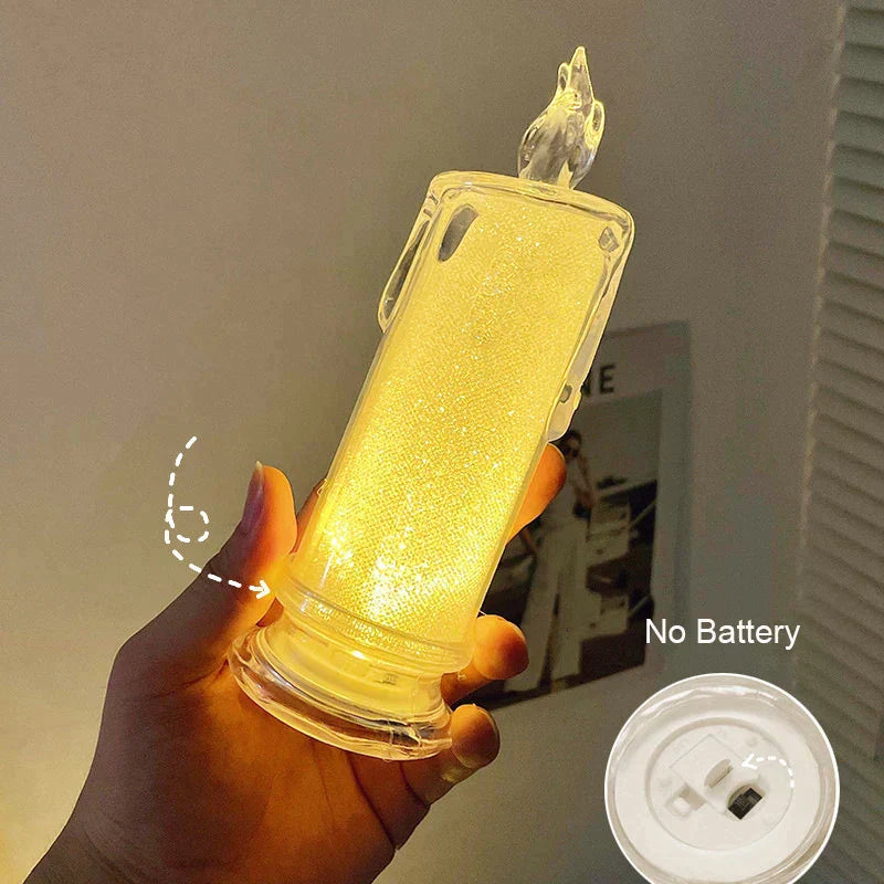 Bougie LED a Piles - Lampe d'Ambiance Elegante et Design 