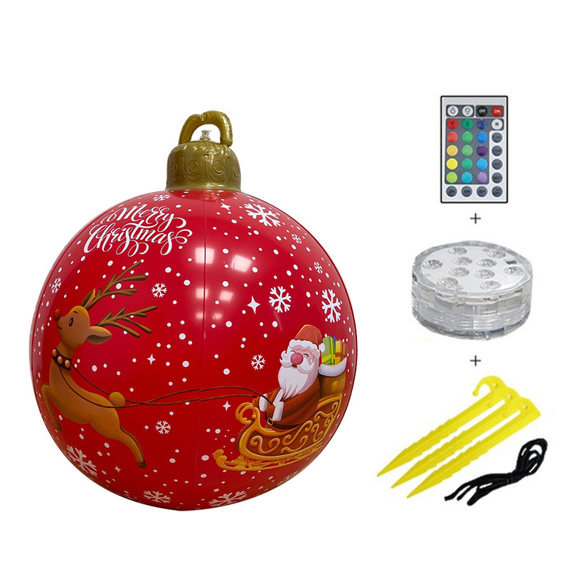 Guirlande de Boules de Noel LED Gonflables Colorees - Premium guirlande from Madeco Jardin - Just $29.66! Shop now at Madeco Jardin