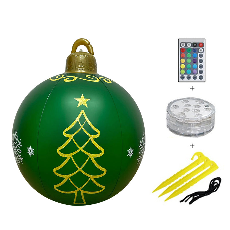 Guirlande de Boules de Noel LED Gonflables Colorees - Premium guirlande from Madeco Jardin - Just $29.66! Shop now at Madeco Jardin